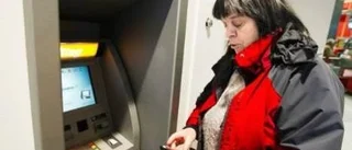 Svårt att ta ut pengar i Gottsunda