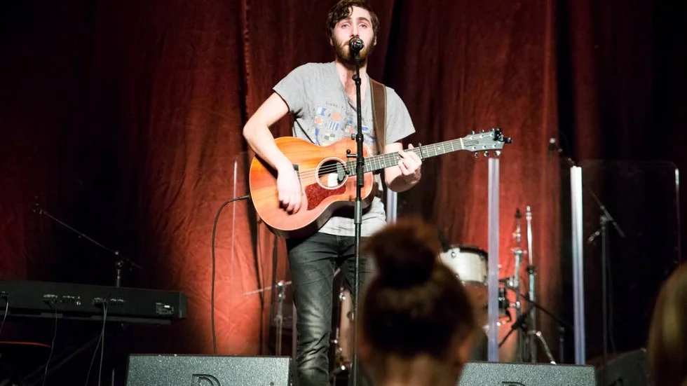 Låtskrivare. Lucas Galovan från Gamleby fick mycket inspiration på musiktävlingen Imagine/Musik direkt i Uddevalla i helgen.