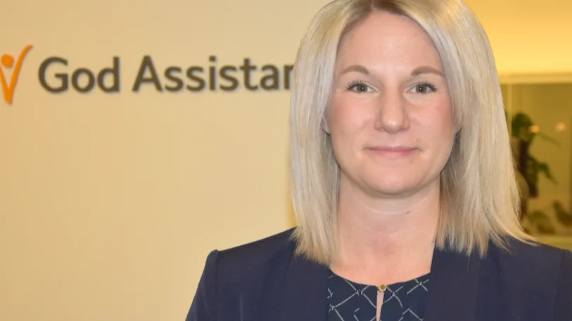 Ann-Marie ”Mimmi” Stolberg är vd för God Assistans i Norr AB, ett av tre bland de tio största bolagen i Skellefteå kommun sett till antalet anställda, som har en kvinna som vd.