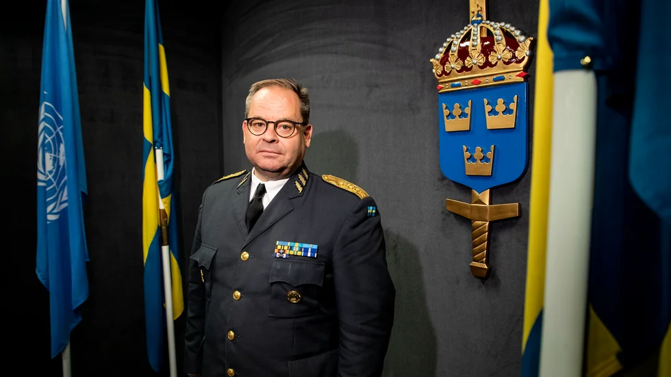 Insatschef Michael Claesson.