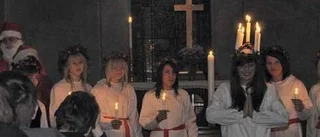 Traditionell och modern Lucia på Forsmark