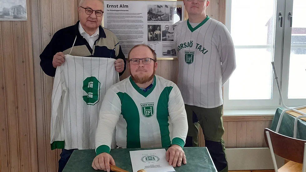 Hemmingens nya styrelse består av Lars Olof Björk, kassör, Morgan Bohman, ordförande, och Göran Bergmark, sekreterare.