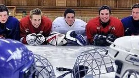 Ischockey är ett självklart val för Alexander Johansson, Simon Ericsson, Emil Bergqvist, Jacob Stigsson och Linus Åsberg.