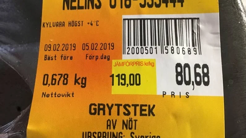 "Det känns ju inte så pålitligt", säger Johanna, som köpt det felmärkta köttet.
