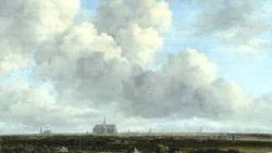 Utsikt över Harlem. Målning av Jacob van Ruisdael (1628-1682).
