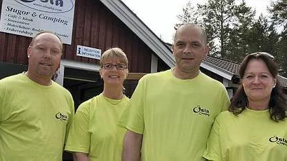 Jan-Erik Jansson, Elvy Jansson, Peter Karlsson och Maria Karlsson, väntar spänt på att säsongen ska dra i gång på allvar.