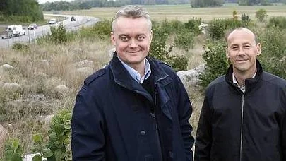 Pelle Vamstad och Mats Ericsson har storslagna byggplaner.