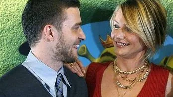 Justin Timberlake och Cameron Diaz, ex som trivs ihop.
