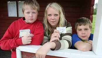 Elias Jansson, Milla Andersson och Fredrik Mattsson.