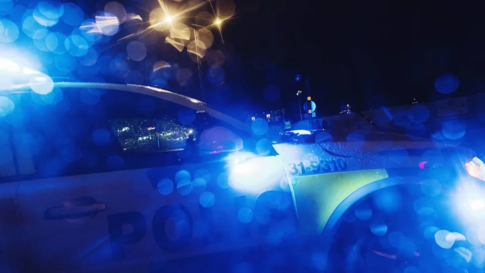 STOCKHOLM 20171209
Polisbil. 
Foto: Stina Stjernkvist / TT Kod 11610