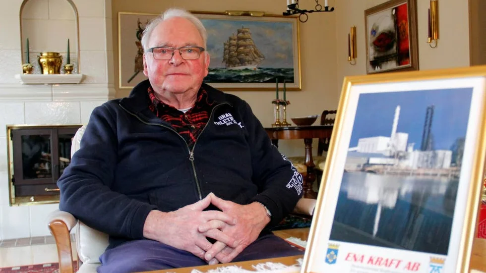 Hans Österberg var förste vd:n för Ena Energi och byggde upp först värme- och sedan kraftvärmeverket under sina 26 år i ledningen.