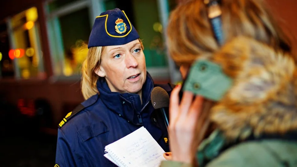 Lisa Sannervik, presstalesperson vid Uppsalapolisen.