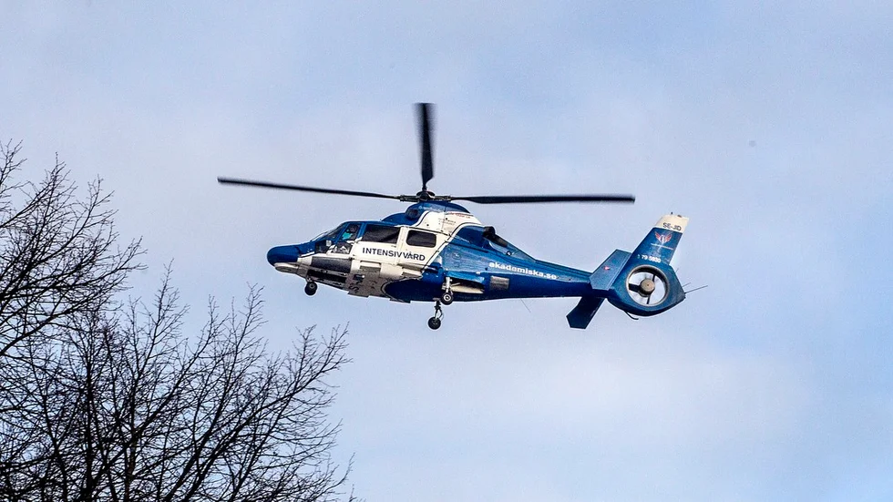 Ambulanshelikopter.