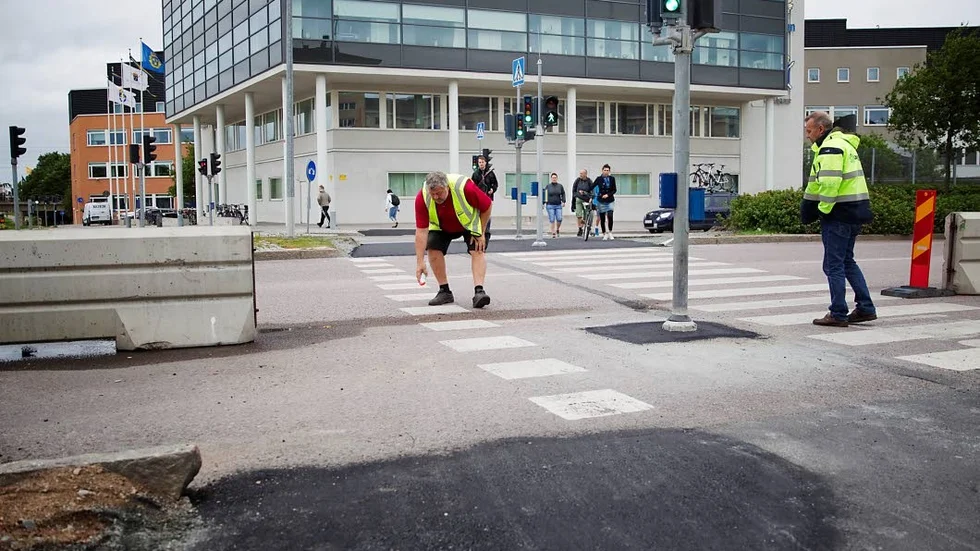 Den nya passagen över Råbyvägen ska öka säkerheten och framkomligheten för cyklister och fotgängare.