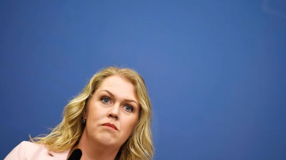 Ny minister. Lena Hallengren (S) presenterades som ny barn-, äldre- och jämställdhets­minister under en pressträff i Rosebbad i Stockholm.