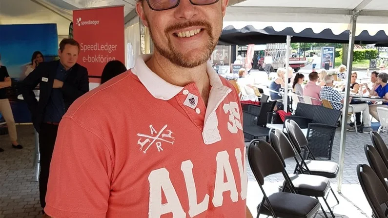 Erik Åqvist är vd på Nyföretagarcentrum. Foto: Jerry Prütz
