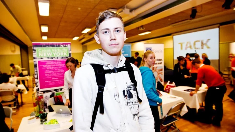 Rikard Persson besökte mässan.
