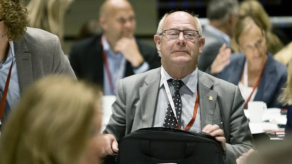 Landshövding Peter Egardt.