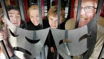 Paul Kessel (till vänster) med Maria Nilsson, Daniel Andersson och Björn Sjödin.