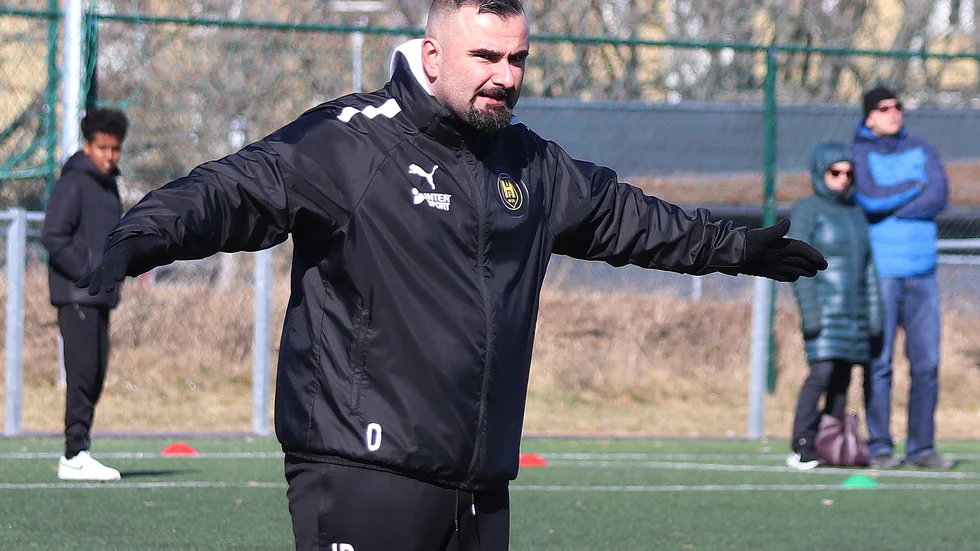 Igor Duvnjak, ordförande, sportchef och pojklagstränare i Hageby IF.
