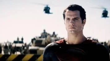 Henry Cavill som Stålmannen i nya Man of steel.
