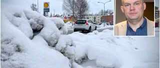 Kommunen sparar 1,5 miljoner: "Vi har bara plogat två gånger" • Men snöhögarna blir större i vinter