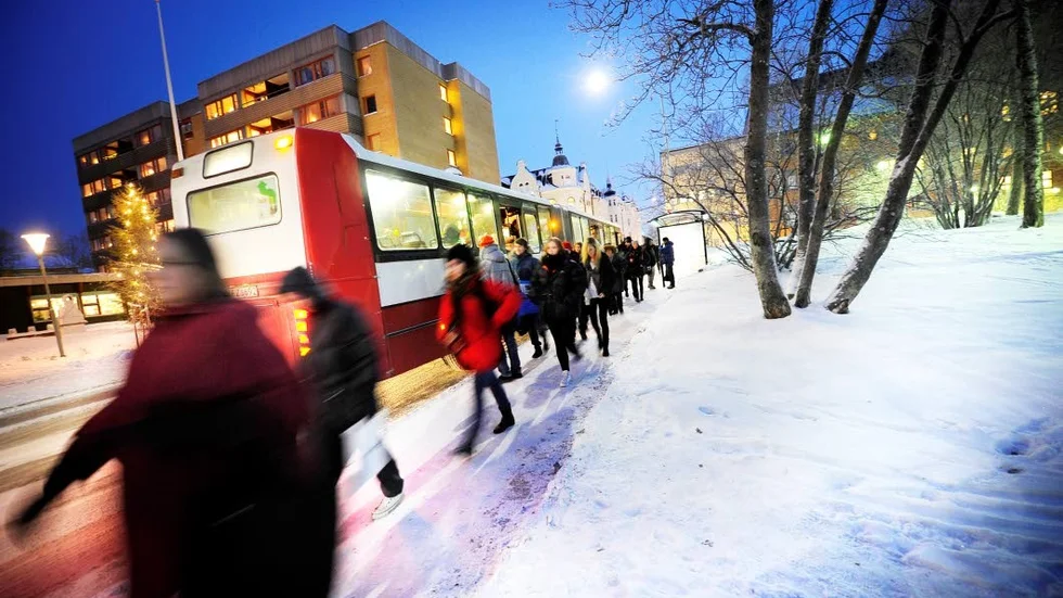Luleå kommun har mätt och givit olika skolvägar olika poäng vad gäller grad av farlighet.