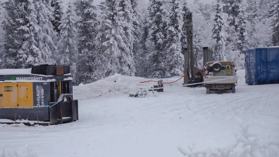 En arbetsplatsolycka inträffade på en byggarbetsplats i Gällivare under tisdagsmorgonen.