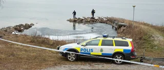 Person gripen för styckmordet