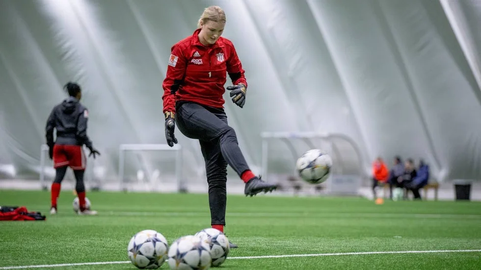 Caroline Frykgård är ny målvakt i Piteå IF. Hon kommer närmast från Tyresö i division 1.