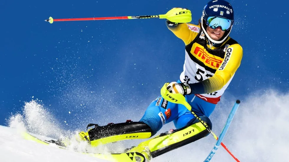 Gustav Lundbäck tävlade i VM i St Moritz 2017 och är favorit i veckans FIS-tävlingar i Arvidsjaur.