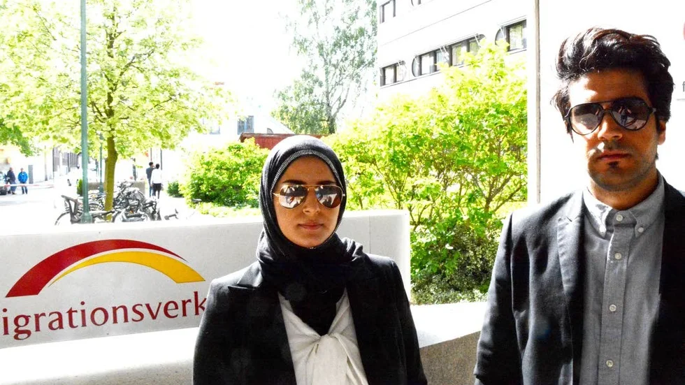 Utvisningshotade. Syskonen Khalid, 28 och Marwah, 26, riskerar att skicka iväg till Kuwait – trots att de inte har medborgarskap där. Foto: Tim Södergren
