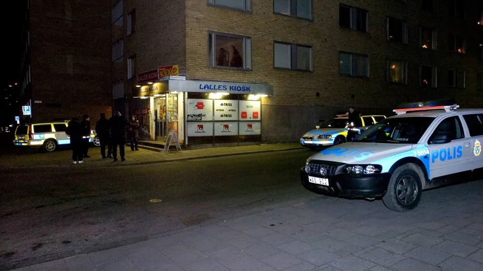 Lalles kiosk. I går kom domen mot den 26-åring som knivrånade kiosken i slutet av februari.