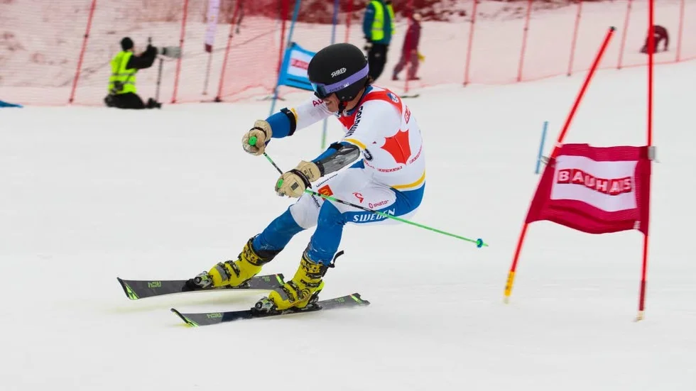 GULD! Jesper Ask från Arvidsjaur vann lördagens internationella tävling i Klövsjö.