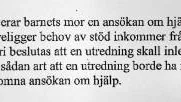 Här är ett av de fall som Socialstyrelsen lyfter fram i sin rapport och där man menar att det tagit för lång tid innan socialtjänsten fattat beslut om att utreda en anmälan.