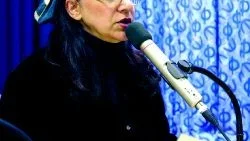 Shokouh Ershadi, som sänder radio inom närradion, är kritisk mot myndigheterna i Norrköping, som hon menar inte tar invandrarnas problem på allvar.
FOTO: NICLAS SANDBERG/ARKIV