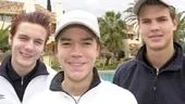 Målvakten Peter Karlsson, anfallaren Gustaf Nordberg och försvarsspelaren Mathias Fredriksson är med IFK på La Manga-lägret.
FOTO: ROBERT SVENSSON