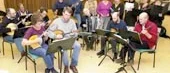Musikanter som kom in från vänster