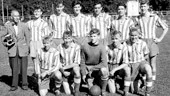 Här är Sleipners JSM-vinnare 1951, bakre raden fr v Gustaf Ramstedt (lagledare, avled på 70-talet), Arne Hultberg, Stig Lindgren, Karl-Ragnar Wiggerud (tidigare Johansson), Lennart Malmberg, Rune Sandberg och Sven-Erik Steen. Främre raden fr v Curt Kenndal, Hans Blomqvist, Hans Jonsson, Lars Bråbo (tidigare Karlsson) och Gösta Kenndahl.