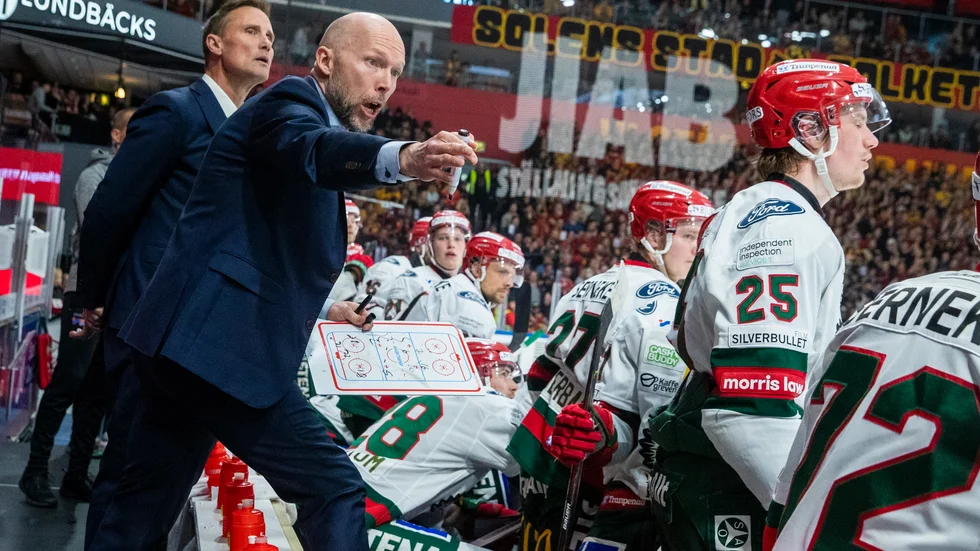 Frölunda får åka hem från Tjeckien med en förlust i bagaget. Arkivbild.
