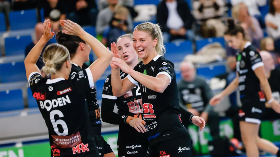 Sara Nordström öser in mål för Boden Handboll – som tog sin andra raka storseger för säsongen.
