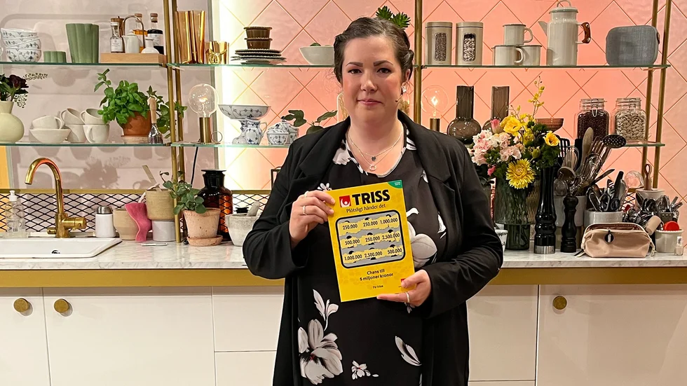 Petra från Haparanda skrapade fram 250 000 kronor på torsdagen. 