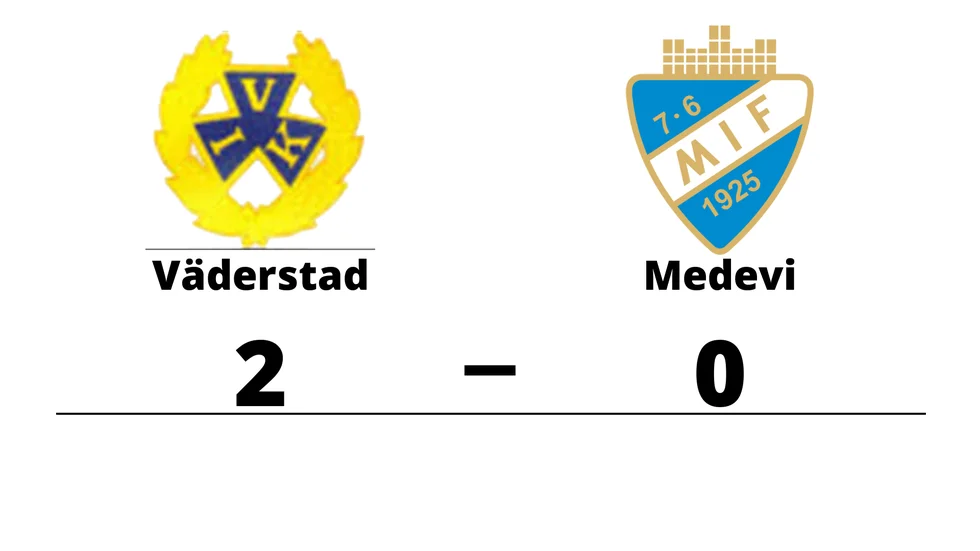 Väderstads IK vann mot Medevi IF