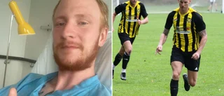 VFF-spelaren kvar på sjukhus efter smällen: "Kände direkt att något var knas" • Här är skadebeskedet