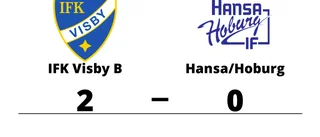 Seger för IFK Visby B på hemmaplan mot Hansa/Hoburg