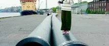 Raka rör under Strömmen