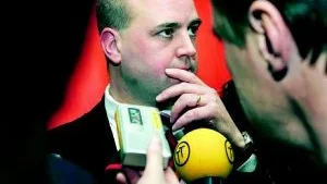 Fredrik Reinfeldts moderaterna kommer få det jobbigt i slutskedet av valrörelsen, tippar Widar Andersson.  Foto: Scanpix