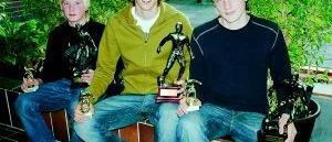 Trion som fick FFK:s nya vandringspris