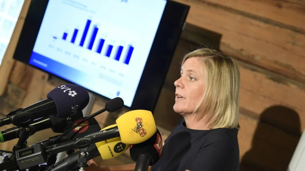 Positivt. Magdalena Andersson (S) kom med positiva besked om välfärdspolitiken. Och Volvo Cars berättade att man nu storsatsar på elbilar. En bra onsdag, med andra ord.
