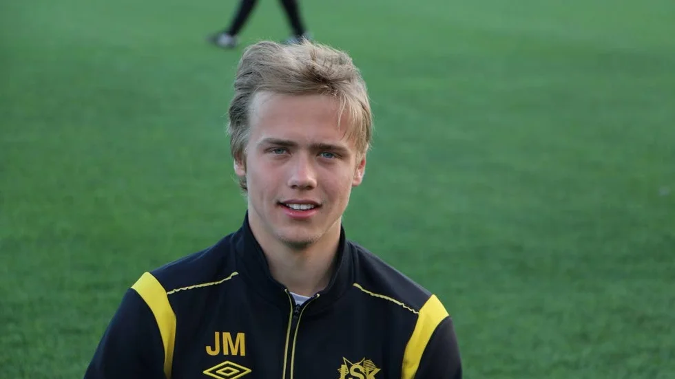 MÅL. Jens Marklund gjorde ett mål för ISK.
